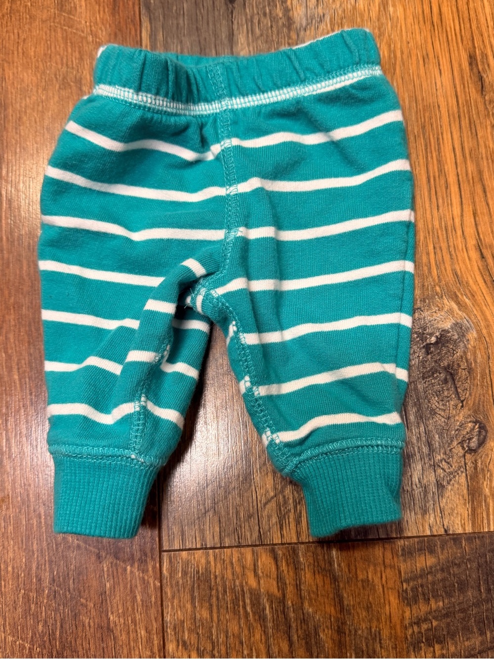 Carter's Teal & White Stripe Jogger Pants
